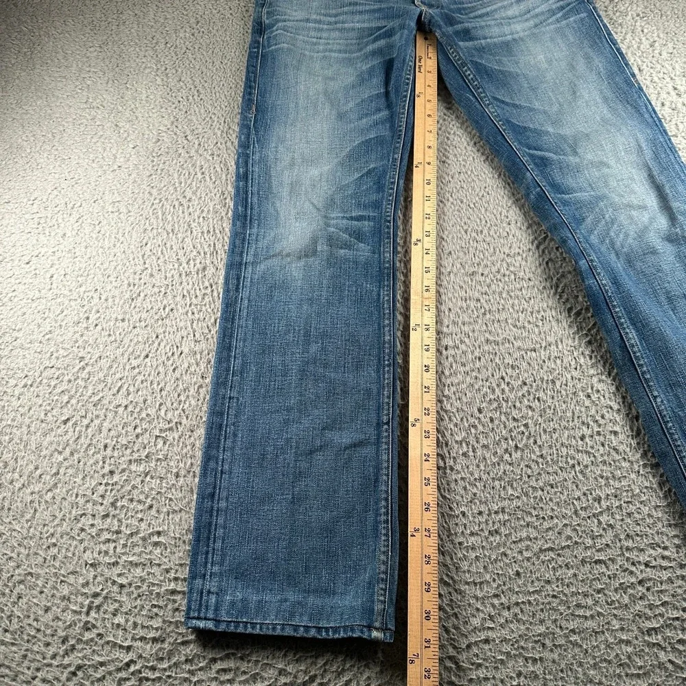 True Religion‎ Jeans Mens 31 Bobby Straight Leg Light Blue Wash Made In USA